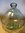 Ballon-Glas-Vase klar grün D30 x H 33 cm