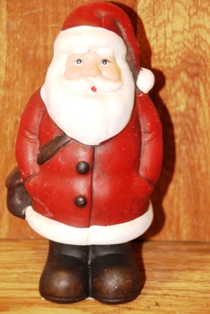 Weihnachtsmann Nikolaus mit  Tasche ca. 14 cm