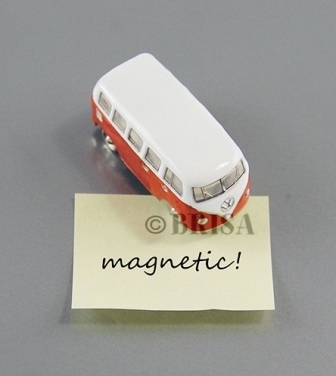 VW Collection Bulli T1 Magnet - rot - in Geschenkbox