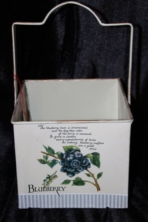 Dekotopf Behälter Übertopf creme Blueberry Appletree Collection 15 x 15 cm