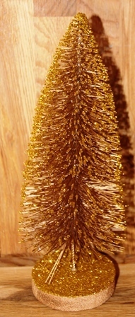 Tannenbaum gold-glitzer 20 cm hoch