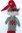 Figur Skulptur Junge rote Mütze H/ca. 40 cm