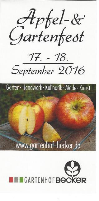 Stommeler Apfel- und Gartenfest 2016