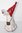 Winterkind Figur 10x9,5xH21 cm creme rote Mütze Arm seitlich