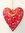 Herz Metall Hänger rot mit Herzen 9x1,5x11 cm