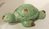 Schildkröte türkis ca. 15 cm Keramik Ton Maritim