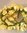 Kunst-Kranz bzw. Girlande Wickenblüten gelb 1,8 m
