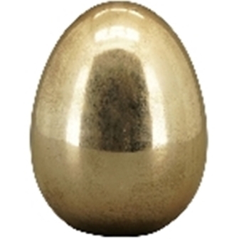 goldenes Ei "Aurum" 9 x 9 x 12 cm Stoneware von Exner GmbH