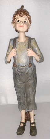 Dekofigur Herbstfigur Elfe stehend 7x6xH21,5 cm Junge mit Hose