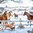 Servietten "Appointment"  Pferde auf der Koppel im Schnee 25 x 25 cm Ambiente