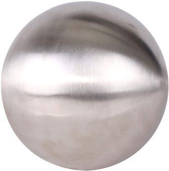 Edelstahlkugel matt D 6,5 cm Silberball Schwimmkugel